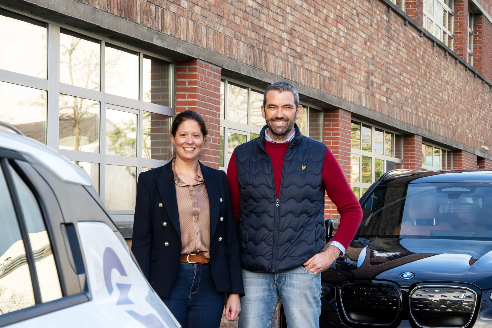 Ellen en Frederiek, directie van Electricea
