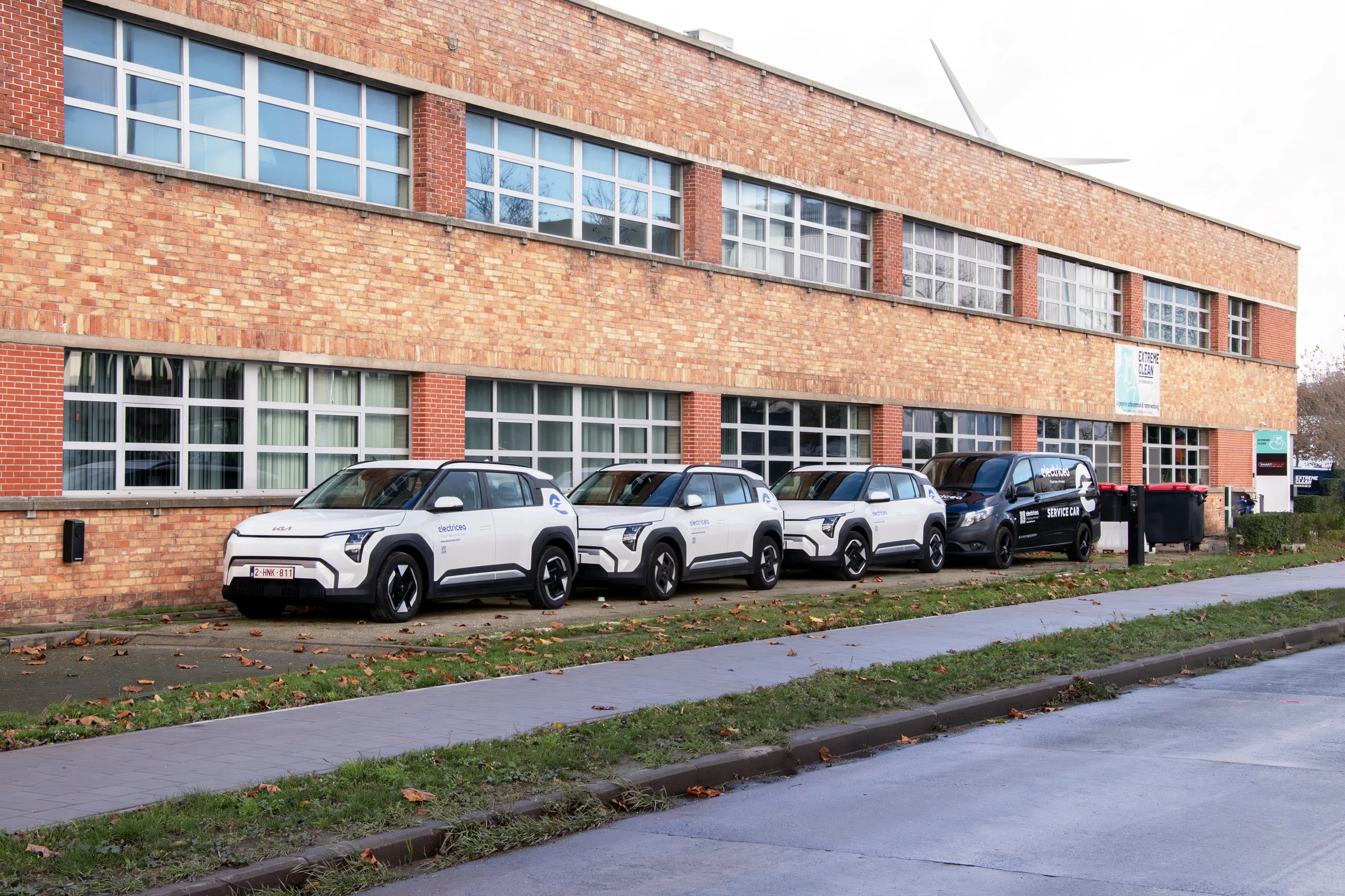 Laadpunten in een gemeenschappelijke parking